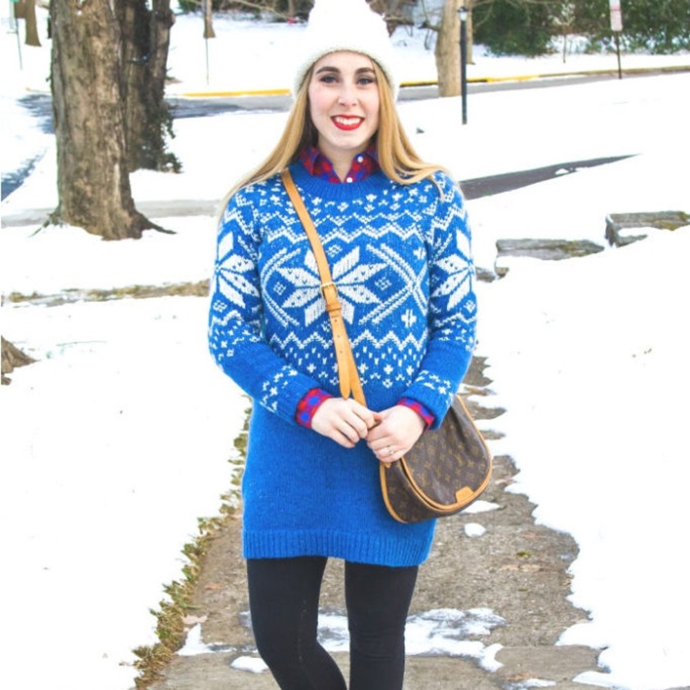 NWOT! Abercrombie & Fitch Fair Isle Sweater Dress